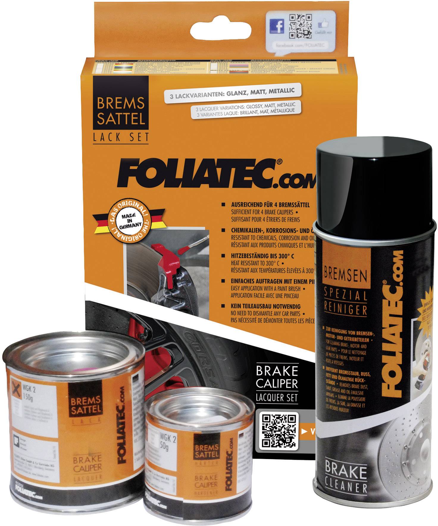 Foliatec 2160 Bremssattellack 1 Set