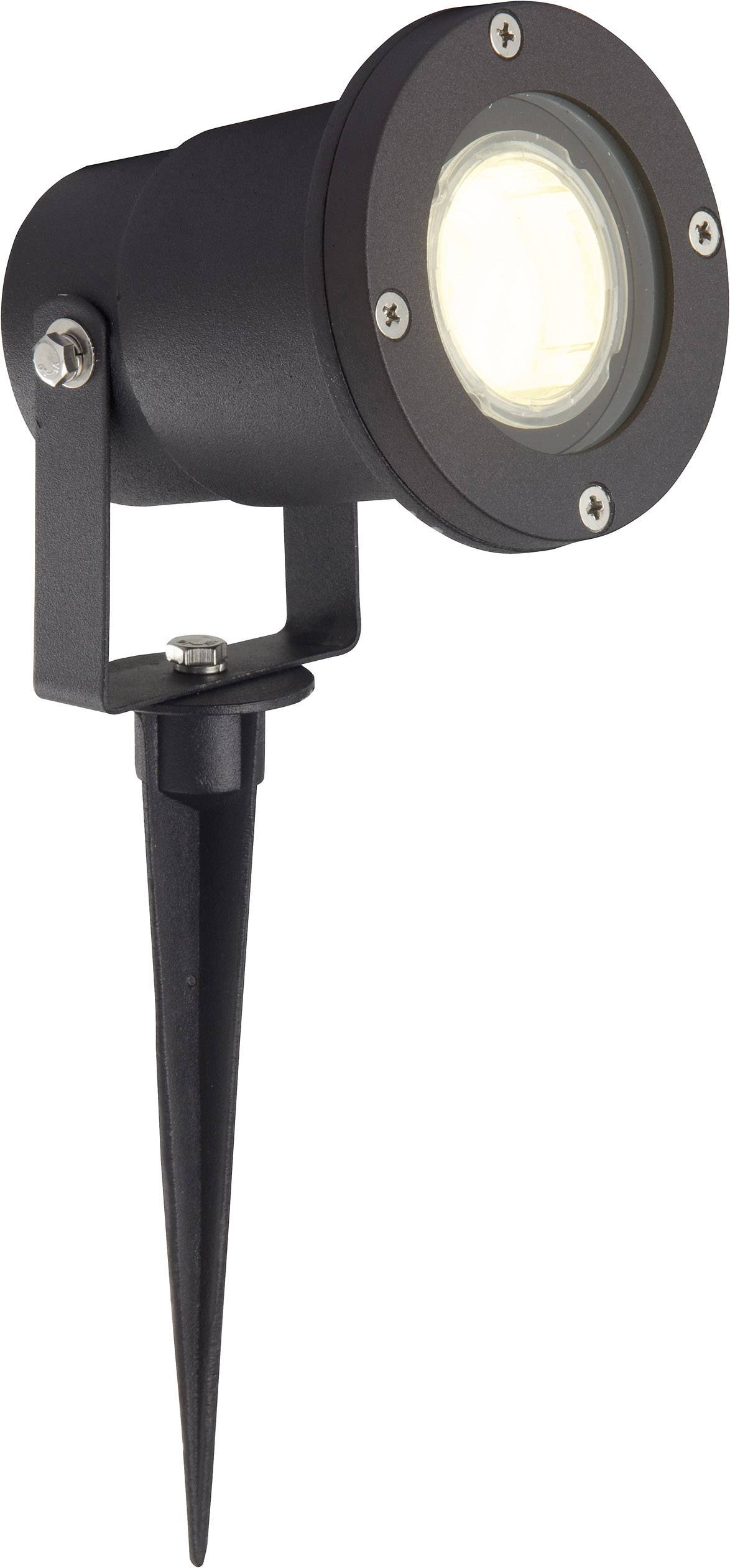 Brilliant G96232/06 Janko Projecteur de jardin LED GU10 3 W noir