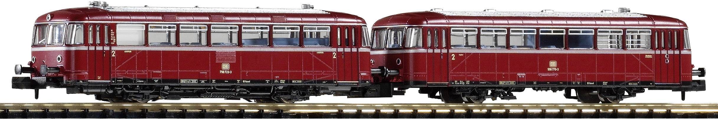 Piko N 40250 Autorail 798 avec voiture-pilote 998.6 de la DB, voie N Autorail 789 avec voiture-pilote 998.6 de la DB