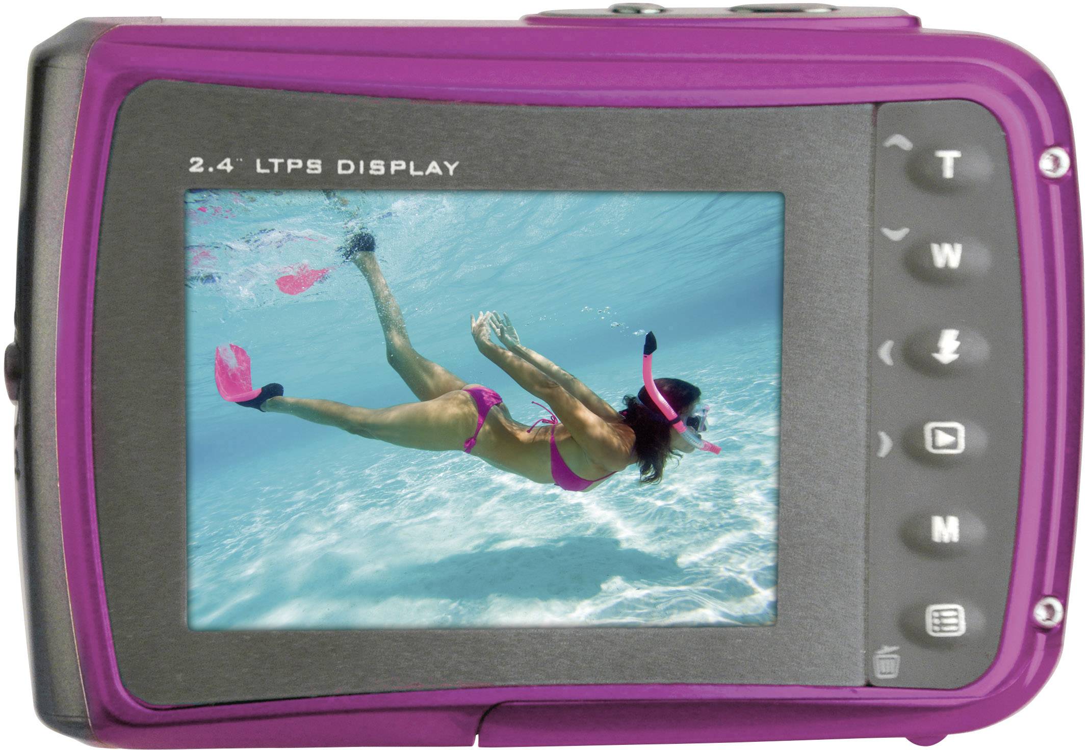 Appareil photo numérique Easypix W1024-I Splash 16 Mill. pixel rose caméra submersible