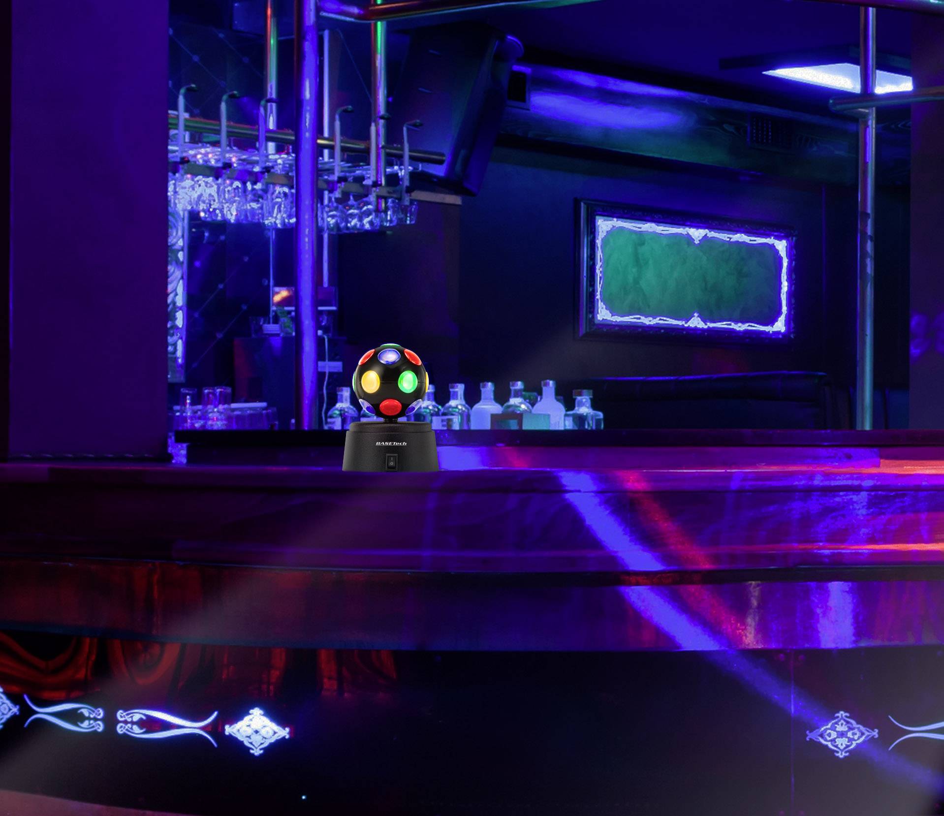 Basetech LED Projecteur à effets lumineux RVB