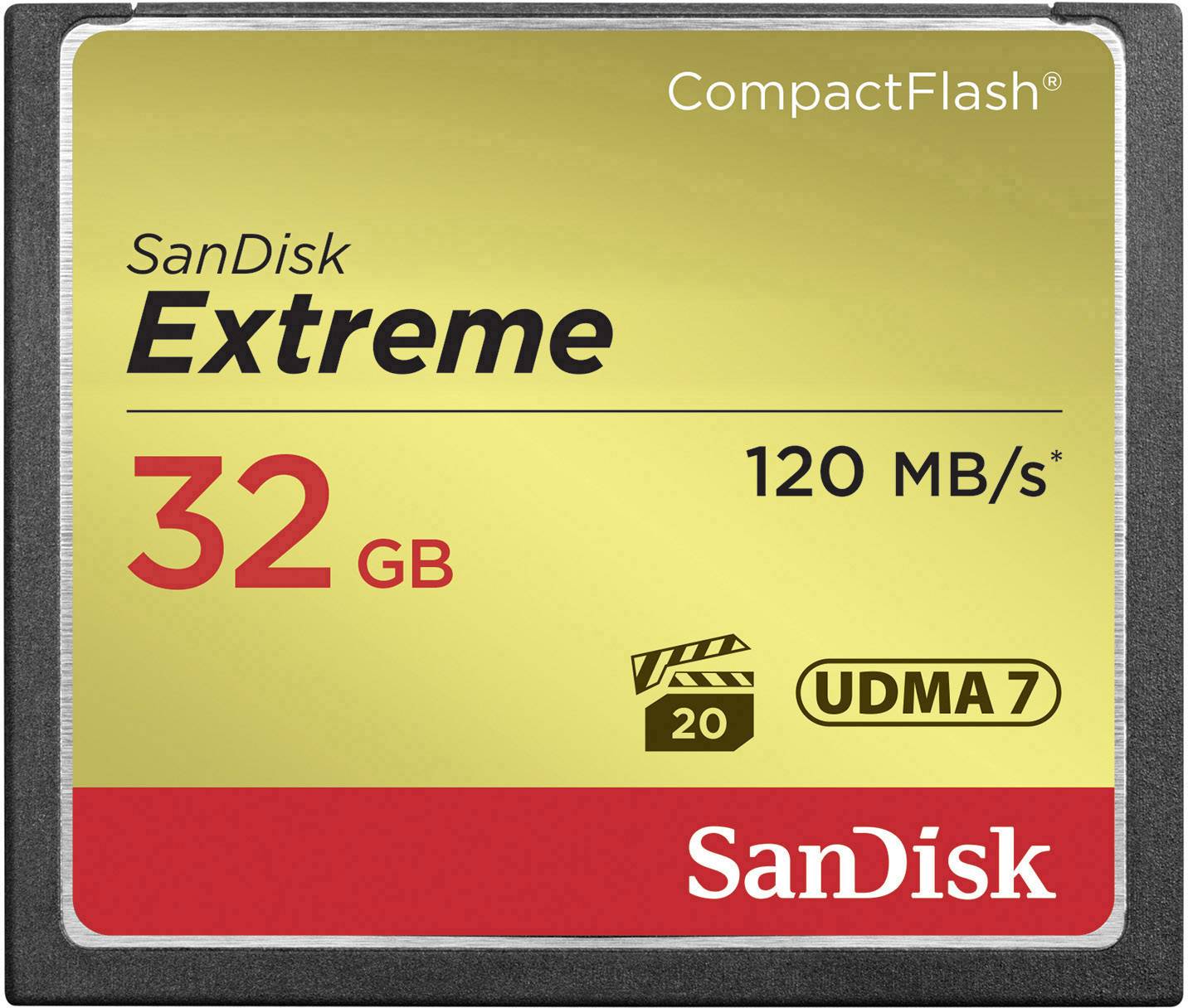 Carte Compact-Flash SanDisk Extreme® 32 GB
