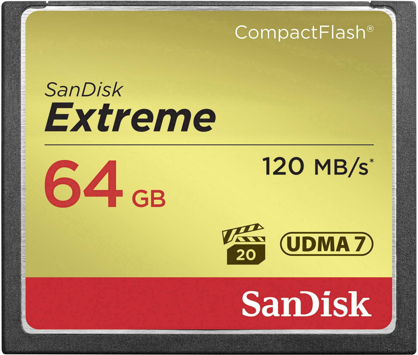 Carte Compact-Flash SanDisk Extreme® 64 GB