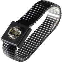 Bracelet antistatique (ESD) noir TRU COMPONENTS WristME-SET-4-183-K 1364543 Bouton-pression 4 mm, pince crocodile 1 pc(s) Bracelet antistatique (ESD) noir TRU COMPONENTS WristME-SET-4-183-K 1364543 Bouton-pression 4 mm, pince crocodile 1 pc(s)