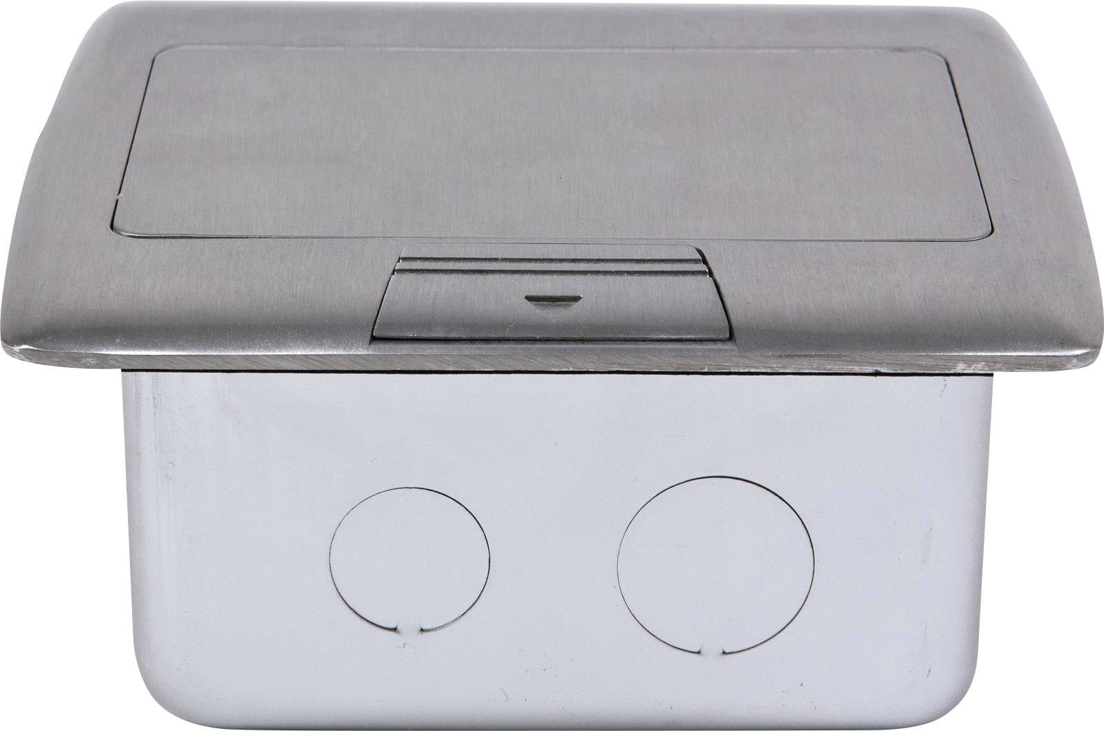 Heitronic 40462 x2 Prise encastrée pour plancher IP20 argent