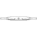 TOOLCRAFT 136568 Tendeur à vis avec 2 extrémités à souder M10 acier étamé par galvanisation DIN 1478 1 pc(s)