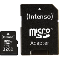 Carte microSDHC Intenso Professional 32 GB Class 10, UHS-I avec adaptateur SD Carte microSDHC Intenso Professional 32 GB Class 10, UHS-I avec adaptateur SD