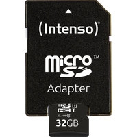 Carte microSDHC Intenso Professional 32 GB Class 10, UHS-I avec adaptateur SD Carte microSDHC Intenso Professional 32 GB Class 10, UHS-I avec adaptateur SD