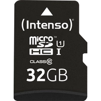 Carte microSDHC Intenso Professional 32 GB Class 10, UHS-I avec adaptateur SD Carte microSDHC Intenso Professional 32 GB Class 10, UHS-I avec adaptateur SD