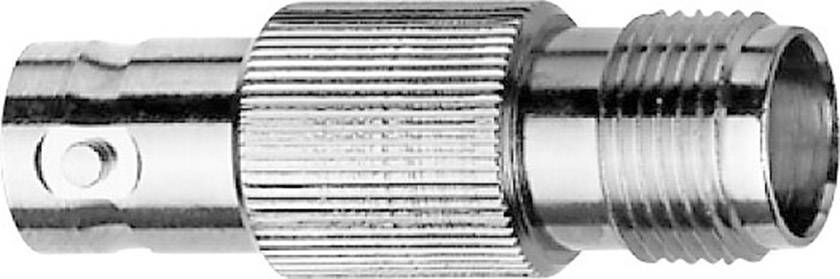Adaptateur métallique à surface striée, de forme cylindrique, avec deux extrémités de connexion différentes. Utilisé pour des systèmes de connexion spéciaux.