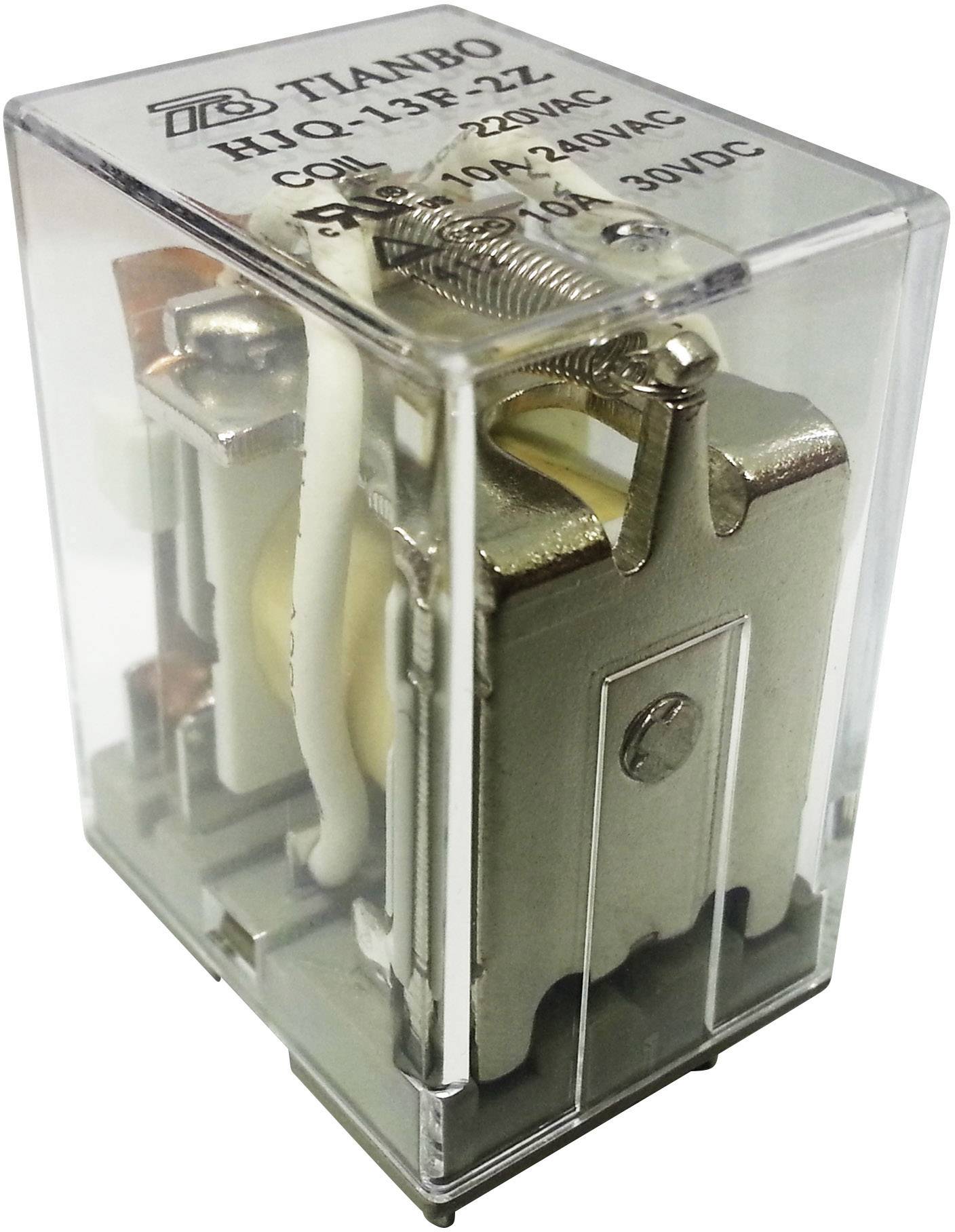 Tianbo Electronics HJQ-13F-2Z - 220/240VAC Relais enfichable 230 V/AC 15 A 2 inverseurs (RT) 1 pc(s)