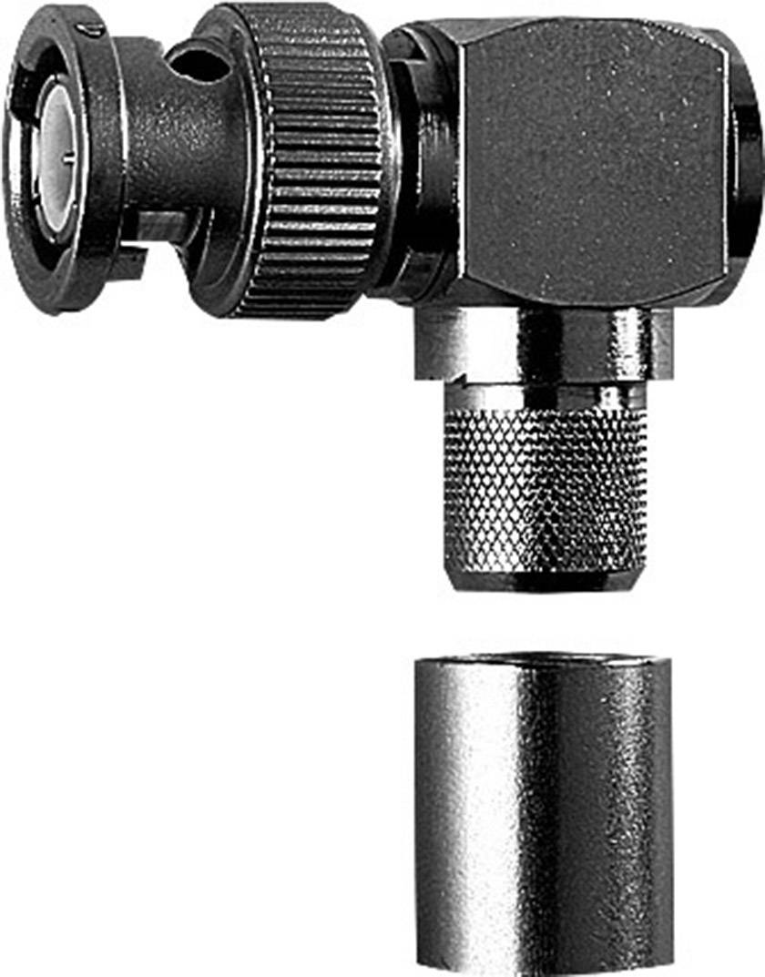 Telegärtner 100023325 100023325 Connecteur BNC mâle, coudé 50 Ω 1 pc(s)