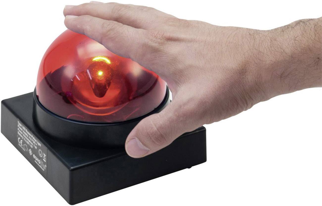 Eurolite 50603652 LED Gyrophare 1 W rouge Nombre de lumière: 1