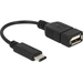 Delock Câble USB USB 2.0 USB-C® mâle, USB-A femelle 0.15 m noir 65579 Delock Câble USB USB 2.0 USB-C® mâle, USB-A femelle 0.15 m noir 65579