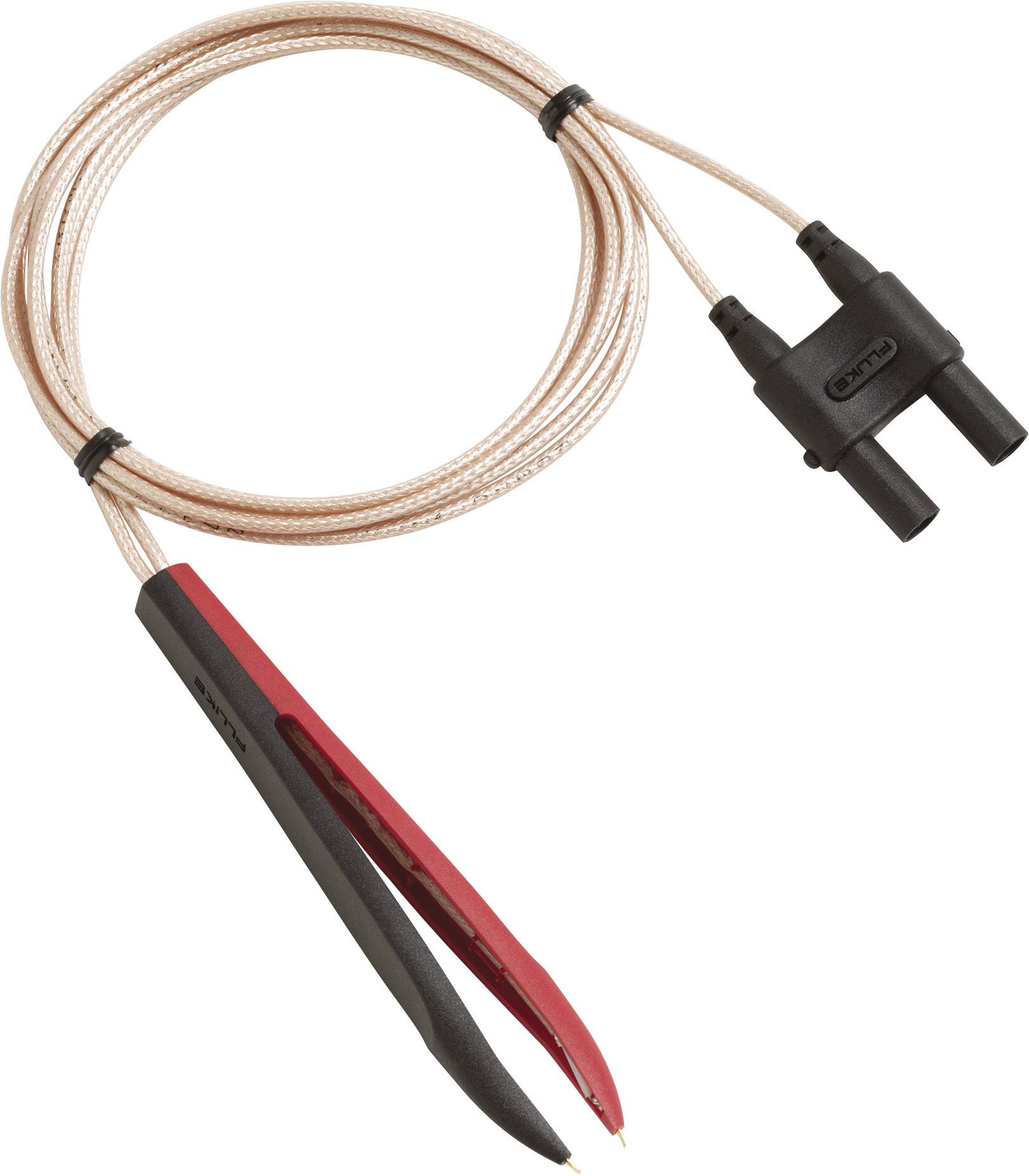 Cordon de mesure Fluke Calibration TL2x4W-TWZ [pointe de test - mâle 4 mm] rouge, noir 1 pc(s)
