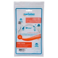 Manhattan Câble USB USB 2.0 USB-A mâle, USB-Micro-B mâle 1.00 m blanc certifié UL 323987 Manhattan Câble USB USB 2.0 USB-A mâle, USB-Micro-B mâle 1.00 m blanc certifié UL 323987