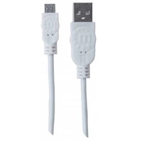 Manhattan Câble USB USB 2.0 USB-A mâle, USB-Micro-B mâle 1.00 m blanc certifié UL 323987 Manhattan Câble USB USB 2.0 USB-A mâle, USB-Micro-B mâle 1.00 m blanc certifié UL 323987