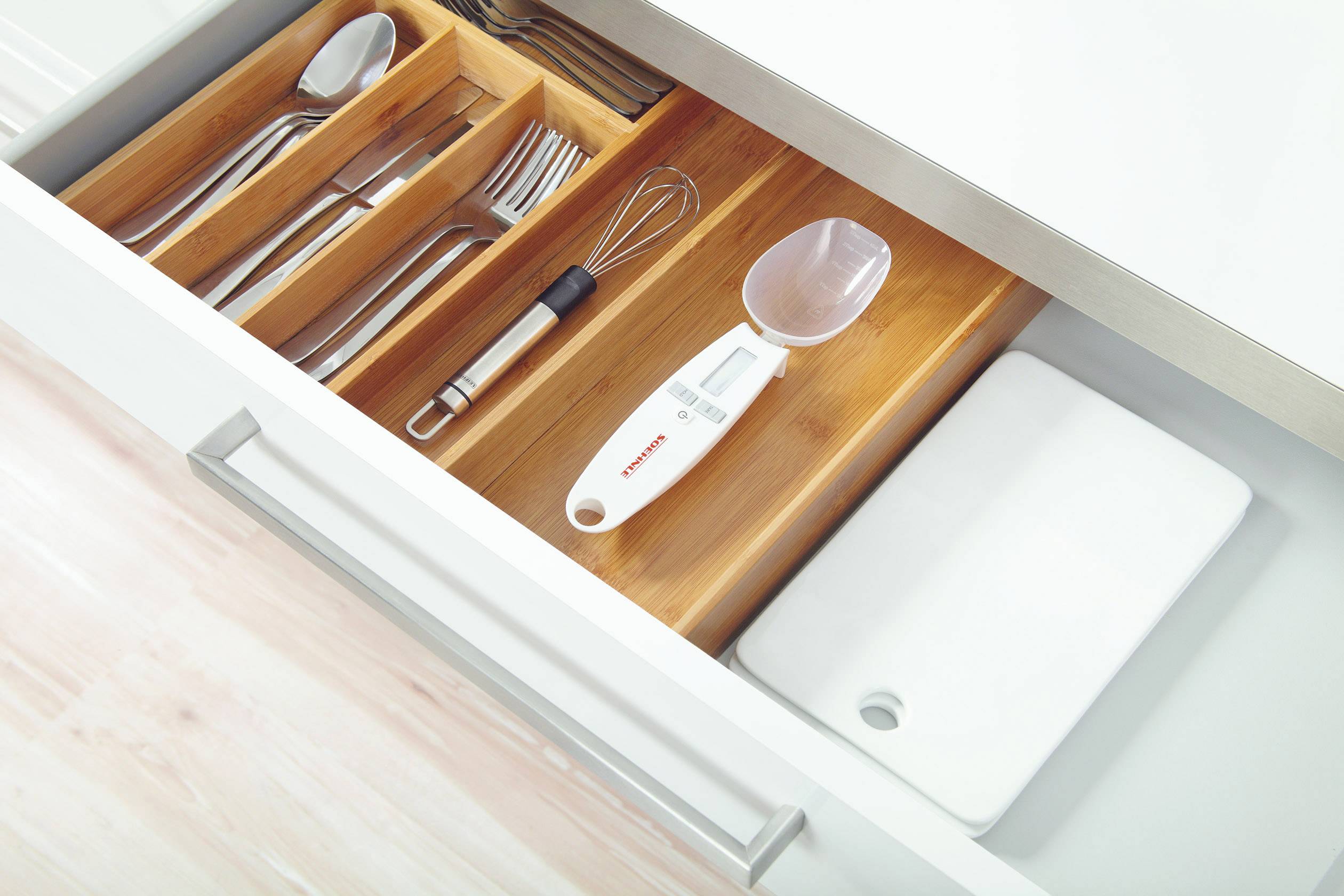 Cuillère-balance Soehnle Plage de pesée (max.) 500 g Lisibilité 0.1 g à pile(s) blanc