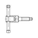 Vis à broche TOOLCRAFT 137873 1 pc(s) M20 90 mm acier N/A