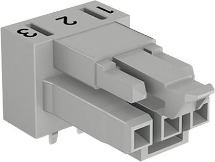 WAGO 890-854/011-000 Connecteur d'alimentation WINSTA MINI embase femelle horizontale Nombre total de pôles: 3 16 A gris 1 pc(s)