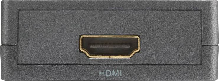 Connexion HDMI sur un appareil électronique, permettant la transmission de signaux audio et vidéo.