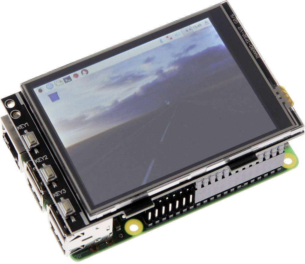 Kit de démarrage pour ordinateur monocarte Raspberry Pi® Touch-PC Set Raspberry Pi® 3 B+ 1 GB 4 x 1.4 GHz avec écran tactile