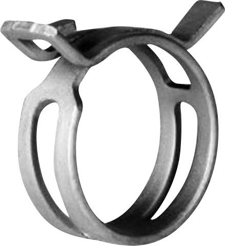 Norma FBS 17/12 Collier à ressort 1128124017 Plage de Ø du faisceau 17 mm (max) gris
