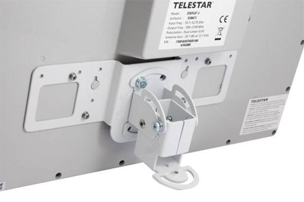 Antenne SAT Telestar Digiflat 4 gris clair