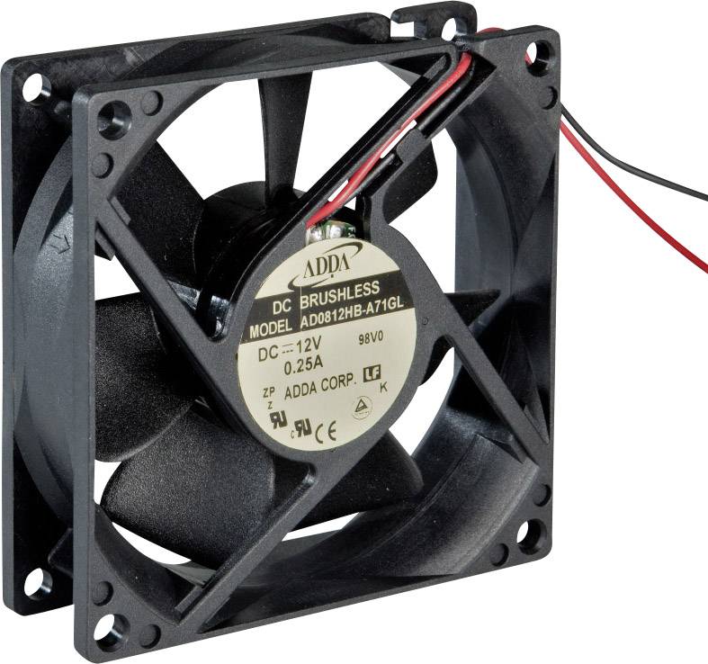 ADDA AD0824HB-C71(N) Ventilateur axial 24 V/DC (L x l x H) 80 x 80 x 20 mm