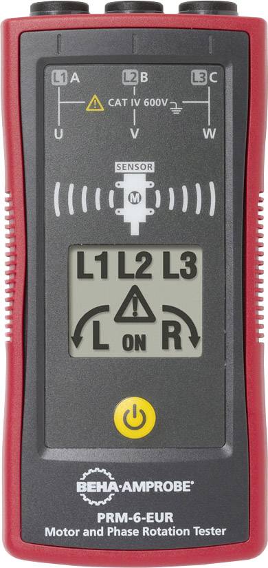 Appareil de mesure du champ rotatif Beha Amprobe PRM-6-EUR KIT CAT IV 600 V LCD