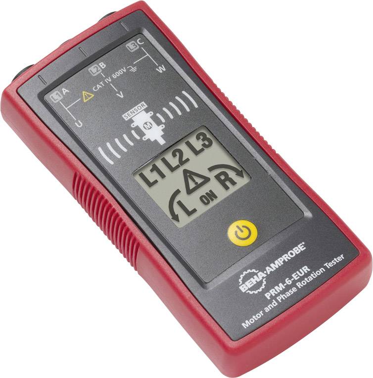 Appareil de mesure du champ rotatif Beha Amprobe PRM-6-EUR KIT CAT IV 600 V LCD