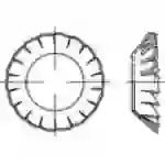TOOLCRAFT 138488 Rondelle à dents chevauchantes Ø intérieur: 3.2 mm DIN 6798 Acier à ressort étamé par galvanisation 250 pc(s) TOOLCRAFT 138488 Rondelle à dents chevauchantes Ø intérieur: 3.2 mm DIN 6798 Acier à ressort étamé par galvanisation 250 pc(s)