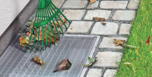 Grille pour puit de lumière tesa 50007-00-00 pour l'intérieur/extérieur