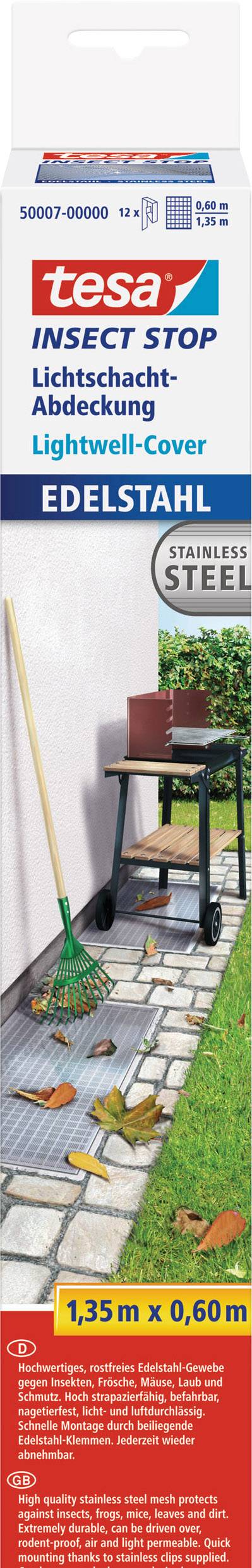 Grille pour puit de lumière tesa 50007-00-00 pour l'intérieur/extérieur