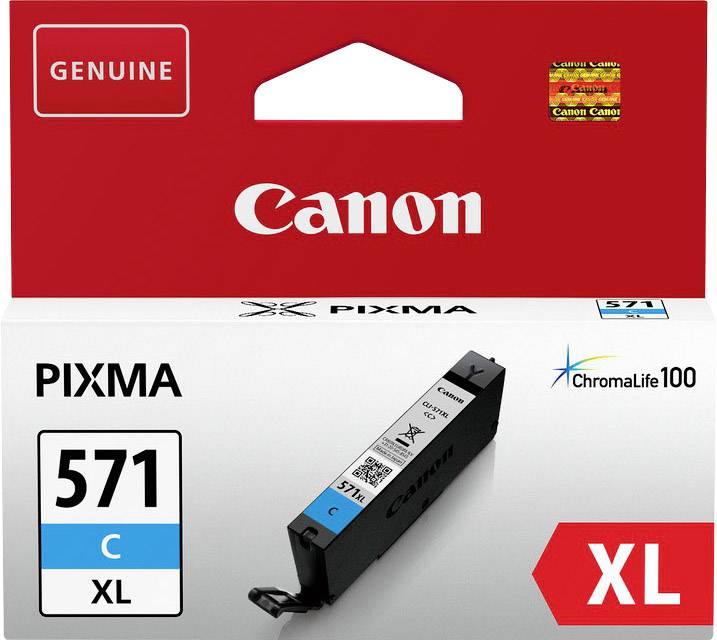 Canon Encre CLI-571C XL d'origine cyan 0332C001