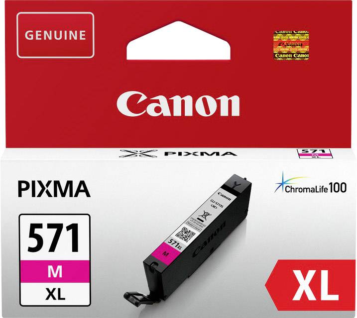 Canon Encre CLI-571M XL d'origine magenta 0333C001