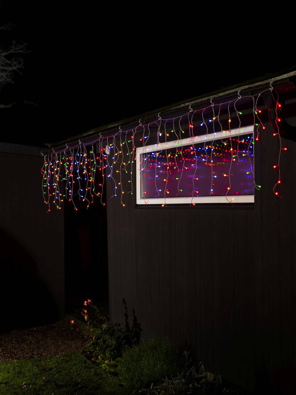 Guirlande lumineuse stalactites, effet chute de neige Konstsmide 3672-503 pour l'extérieur 24 V N/A