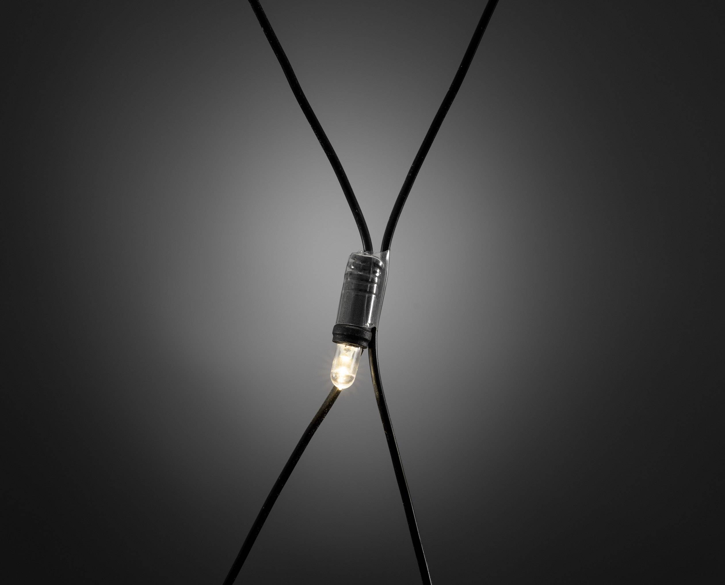 Extension pour guirlande lumineuse stalactites Konstsmide LED chute de neige 24 V Suspension lumineuse blanc chaud