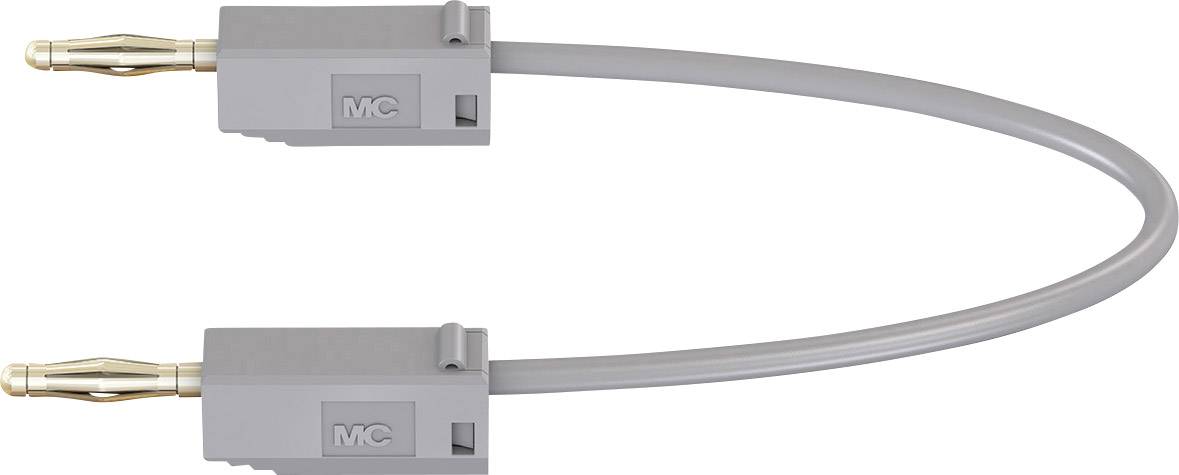 Stäubli LK205 Cordon de mesure Banane mâle 2 mm Banane mâle 2 mm 0.60 m gris 1 pc(s)