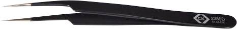 C.K T2389D antistatique (ESD) Pince brucelle ESD 5A SA-ESD pointue, inclinée, fine 115 mm
