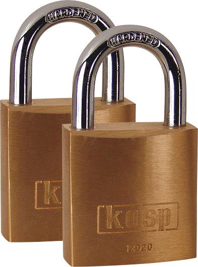 Cadenas Kasp K12020D2 or-jaune avec serrure à clé