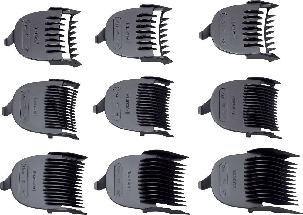 Remington QuickCut HC4250 Haarschneider Schwarz/Silber, Rot