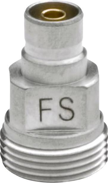 Un adaptateur métallique portant l'inscription FS.