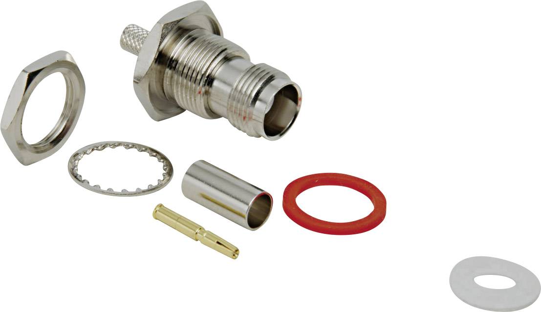 Connecteur TNC embase femelle, verticale à sertir BKL Electronic 0405044/D 50 Ω 1 pc(s)