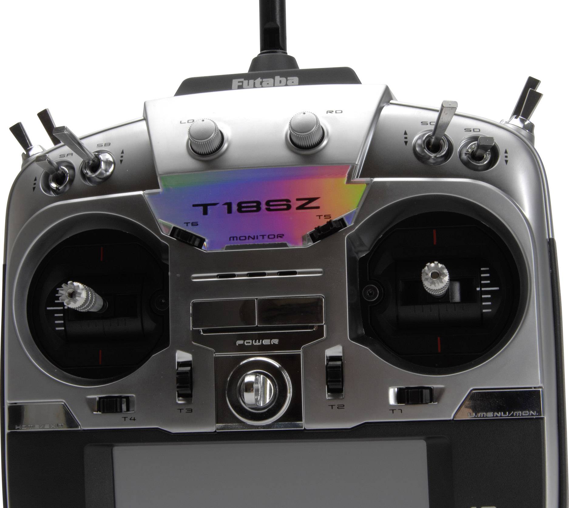 Futaba T18SZ Radiocommande manuelle 2,4 GHz Nombre de canaux: 18 avec récepteur