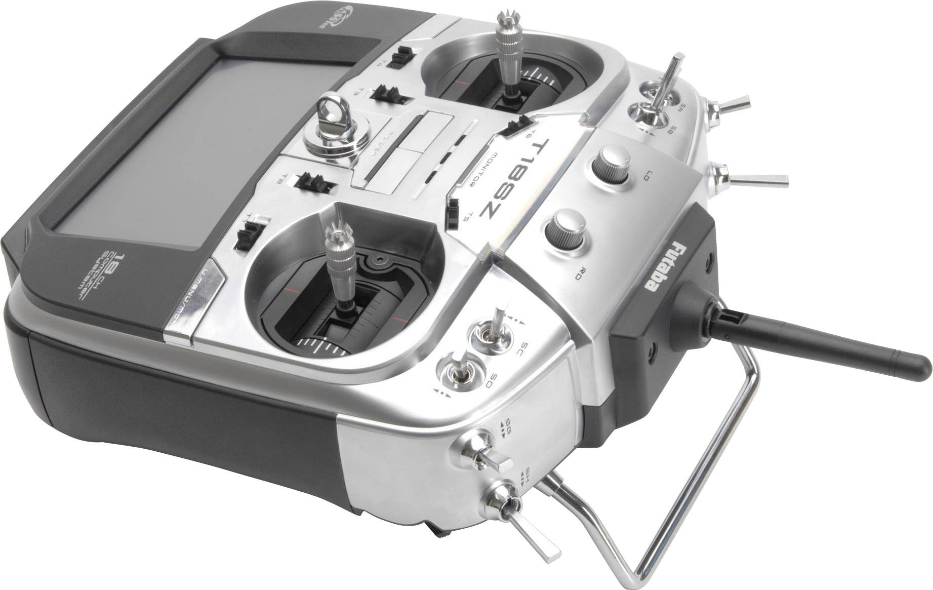 Futaba T18SZ Radiocommande manuelle 2,4 GHz Nombre de canaux: 18 avec récepteur