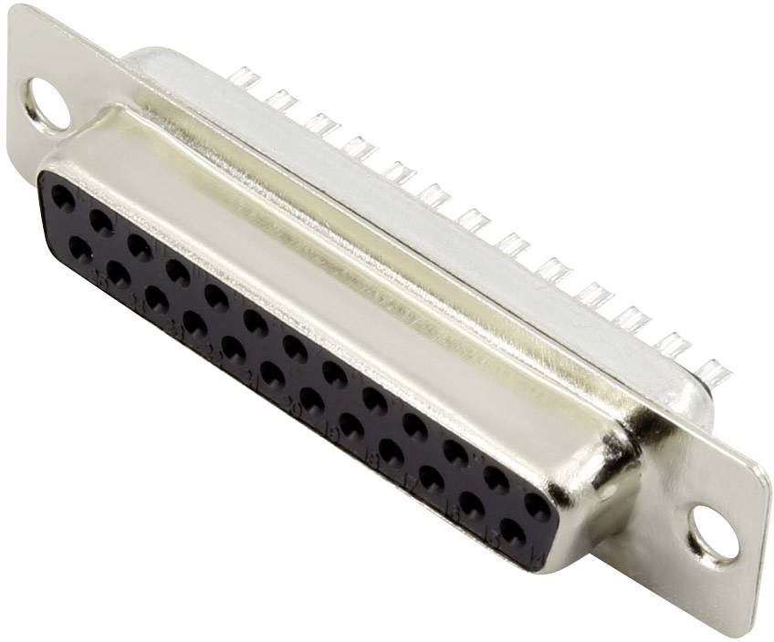 Connfly DS1033-25FBNSISS-CT SUB-D femelle 180 ° Nombre de pôles: 25 à souder