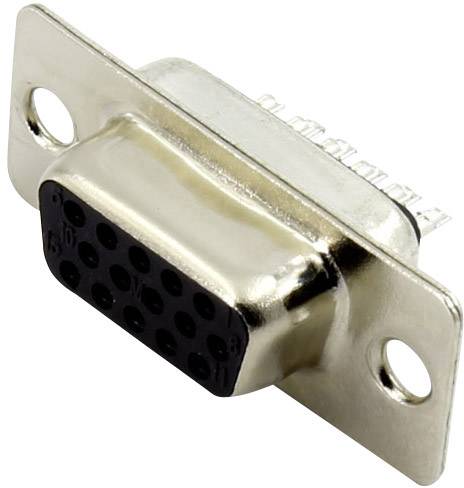 Connfly DS1035-15FBNSISS SUB-D femelle 180 ° Nombre de pôles: 15 à souder