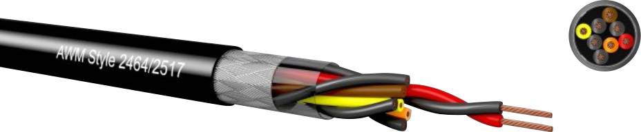 Kabeltronik LiYCY Câble de commande 4 x 0.09 mm² noir 097042809 Marchandise vendue au mètre