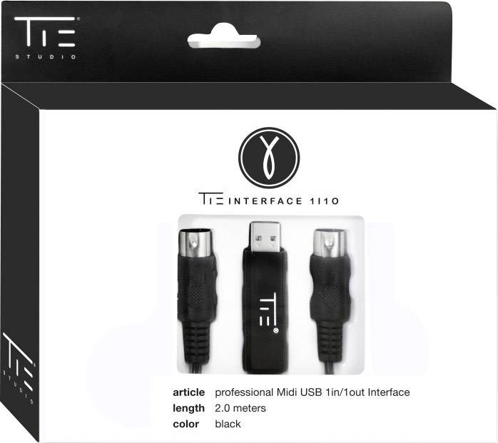 Interface MIDI Tie Studio MIDI 1I1O